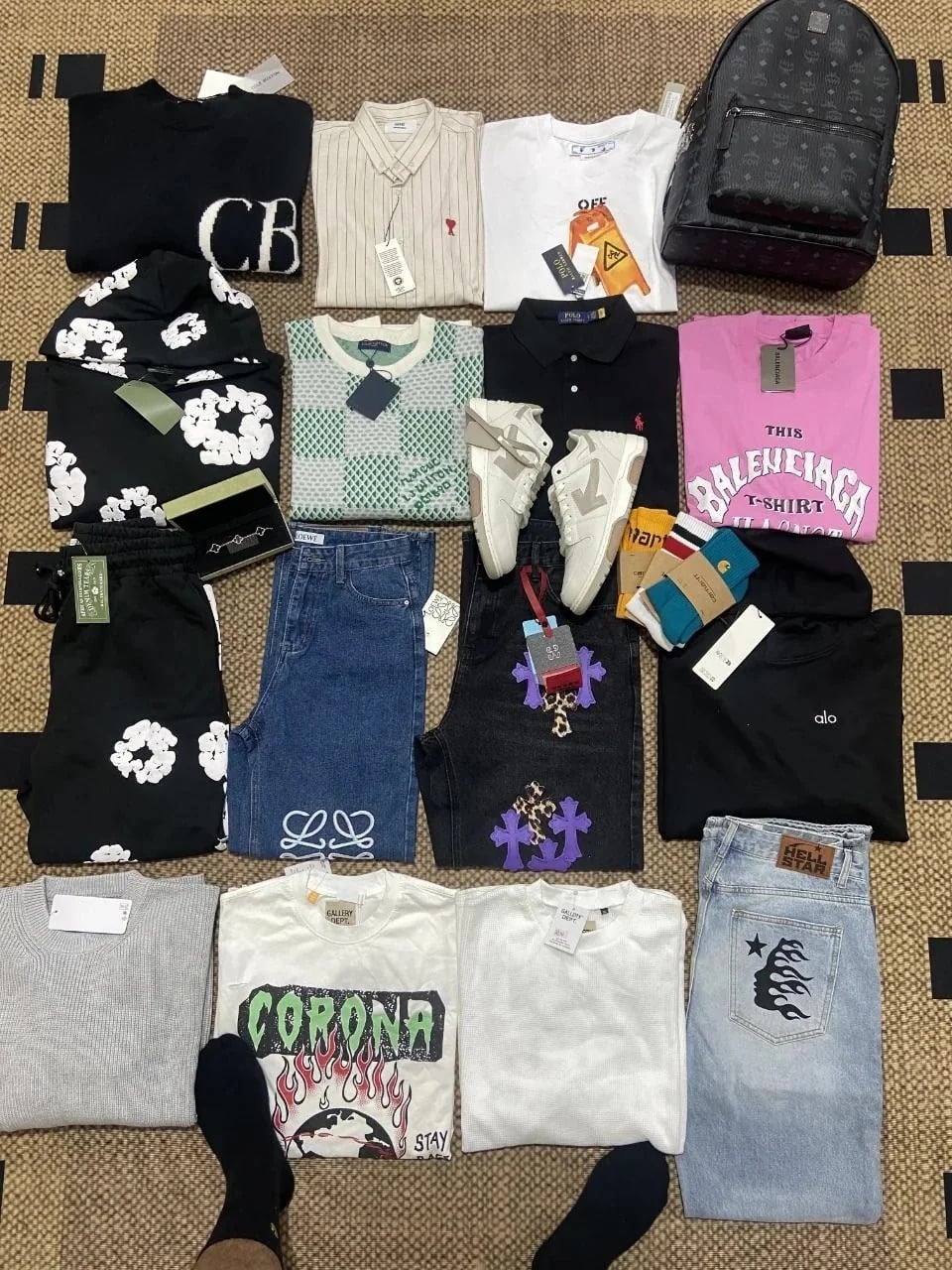 Mulebuy Spreadsheet · Reddit buyer haul — 8.5 kg designer & streetwear mix haul — all-around fits — photo 1 of 20